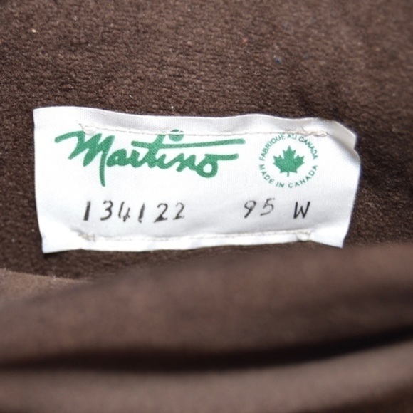 Martino of Canada Brown Suede Slouch Boot, Block Heel, Size 9.5 - Picture 3 of 16